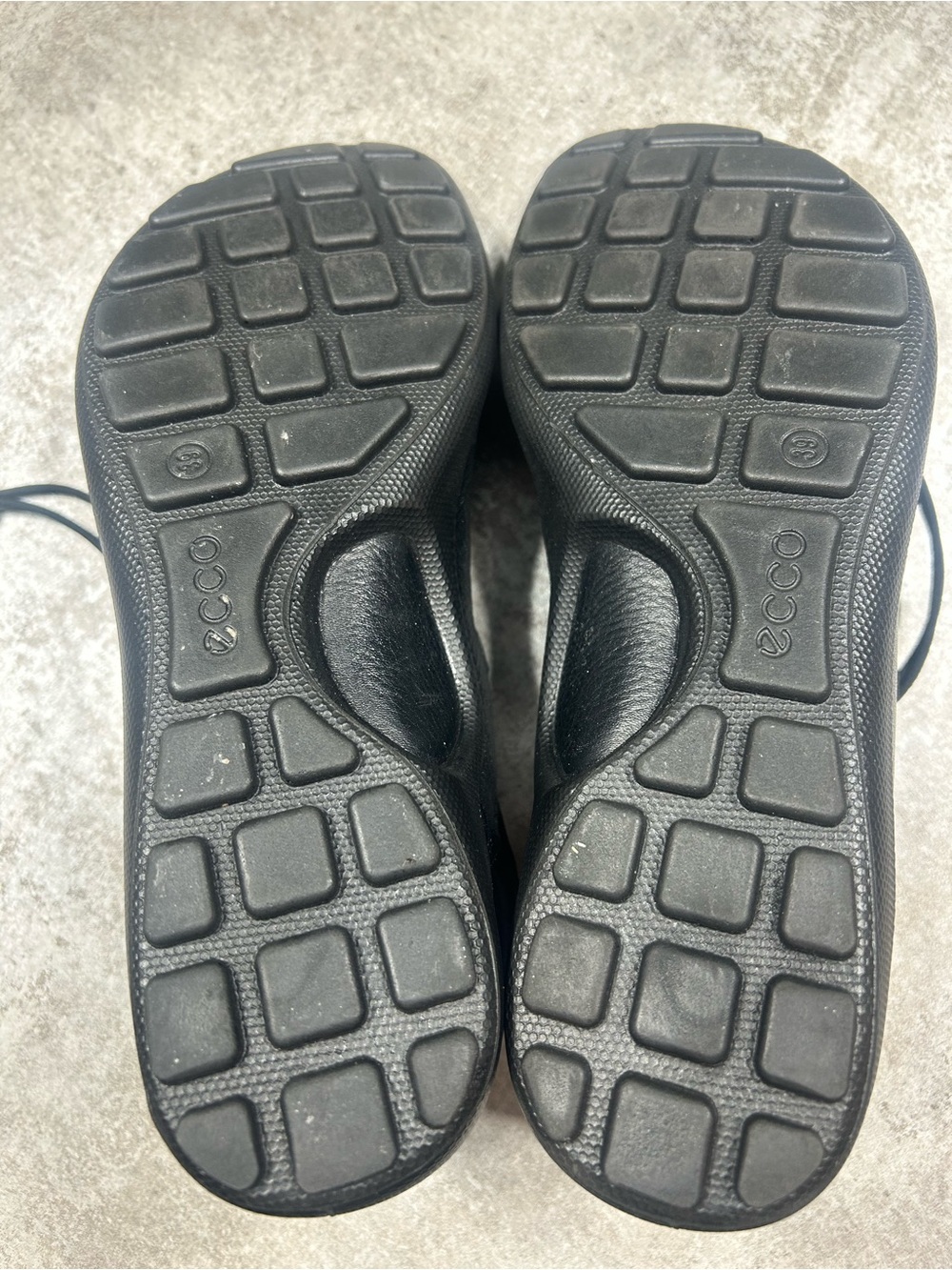 Ecco Black Women's Size 8 Comfort Sandals with Elastic Toggle - Picture 11 of 12